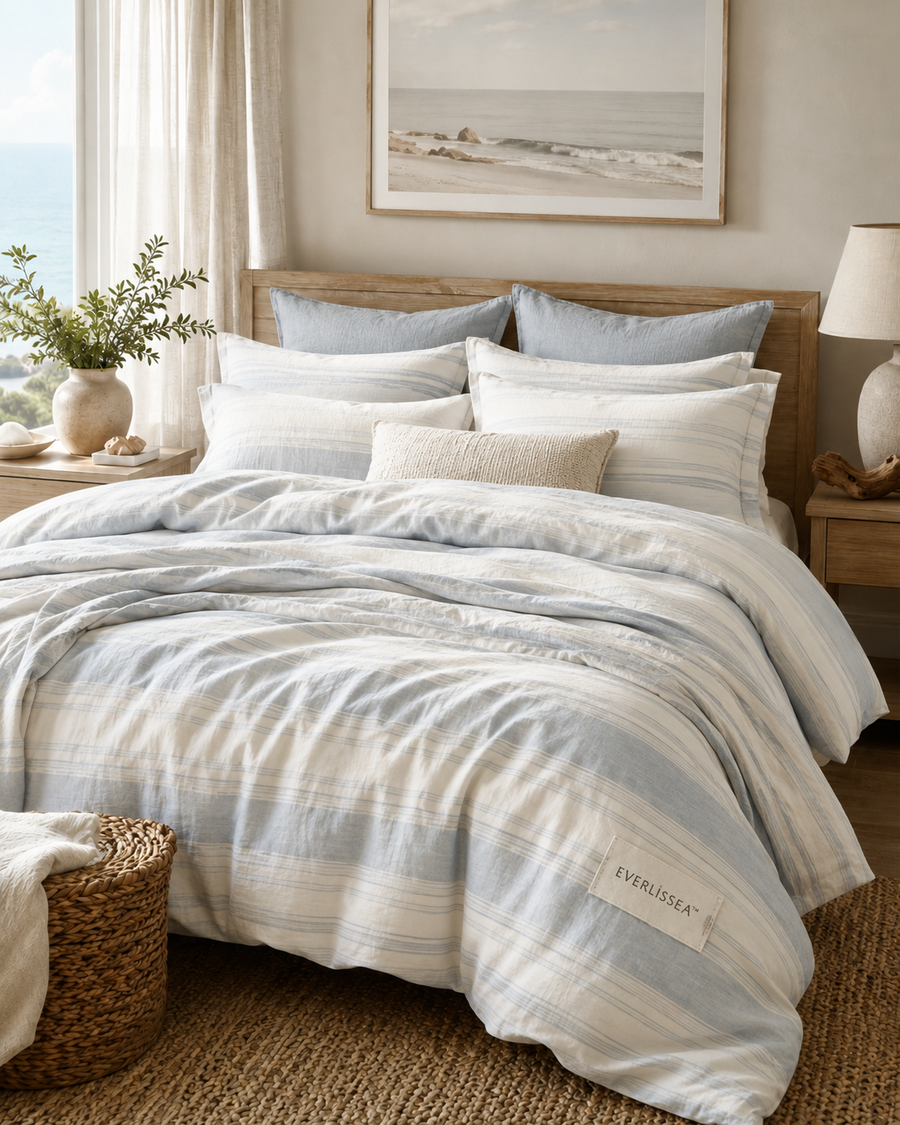 EVERLISSEA™ Harbor Stripe Duvet Set