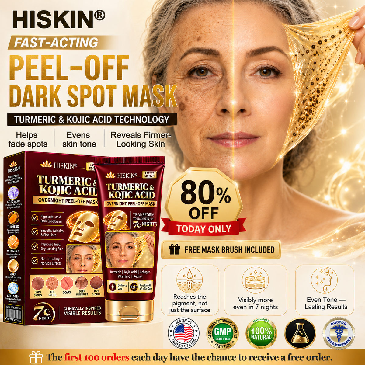 𝑶𝒇𝒇𝒊𝒄𝒊𝒂𝒍 𝑺𝒕𝒐𝒓𝒆 | 𝐍𝐞𝐰! ✨ 𝐇𝐢𝐬𝐤𝐢𝐧® 𝐓𝐮𝐫𝐦𝐞𝐫𝐢𝐜 × 𝐊𝐨𝐣𝐢𝐜 𝐀𝐜𝐢𝐝 𝐎𝐯𝐞𝐫𝐧𝐢𝐠𝐡𝐭 𝐏𝐞𝐞𝐥-𝐎𝐟𝐟 𝐌𝐚𝐬𝐤 — 𝐅𝐚𝐝𝐞 𝐒𝐭𝐮𝐛𝐛𝐨𝐫𝐧 𝐃𝐚𝐫𝐤 𝐒𝐩𝐨𝐭𝐬 & 𝐒𝐦𝐨𝐨𝐭𝐡 𝐕𝐢𝐬𝐢𝐛𝐥𝐞 𝐖𝐫𝐢𝐧𝐤𝐥𝐞𝐬 𝐖𝐡𝐢𝐥𝐞 𝐘𝐨𝐮 𝐒𝐥𝐞𝐞𝐩 🌙✨ 𝐓𝐮𝐫𝐦𝐞𝐫𝐢𝐜 × 𝐊𝐨𝐣𝐢𝐜 𝐀𝐜𝐢𝐝 × 𝐏𝐞𝐩𝐭𝐢𝐝𝐞𝐬 ✅ 𝐎𝐧𝐞 𝐒𝐭𝐞𝐩 𝐚 𝐍𝐢𝐠𝐡𝐭 · 𝐕𝐢𝐬𝐢𝐛𝐥𝐞 𝐂𝐡𝐚𝐧𝐠𝐞𝐬 𝐢𝐧 𝟕 𝐍𝐢𝐠𝐡𝐭𝐬 💯