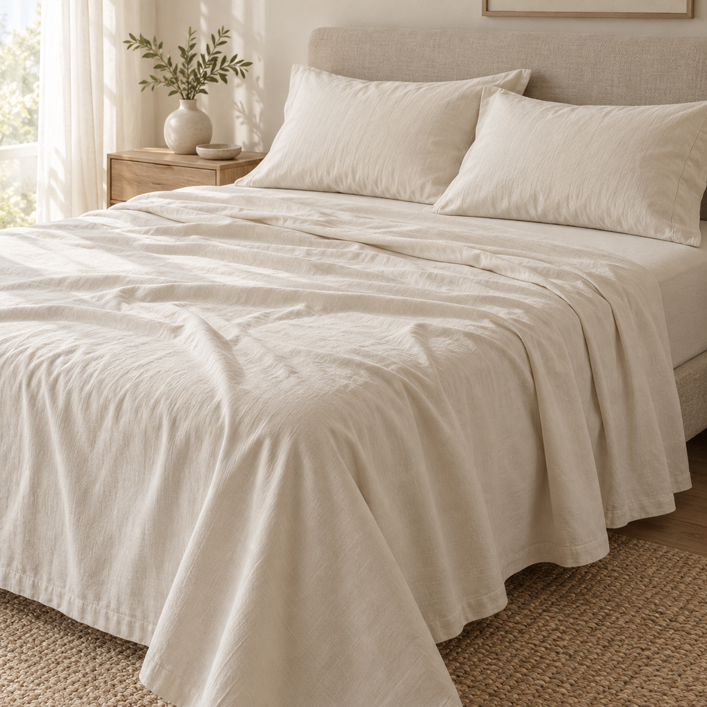 EVERLISSEA™ Solmere Washed Cotton Sheet Set