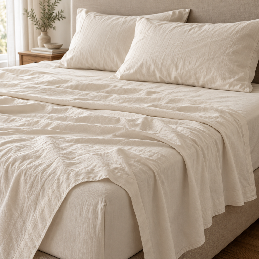 EVERLISSEA™ Solmere Washed Cotton Sheet Set