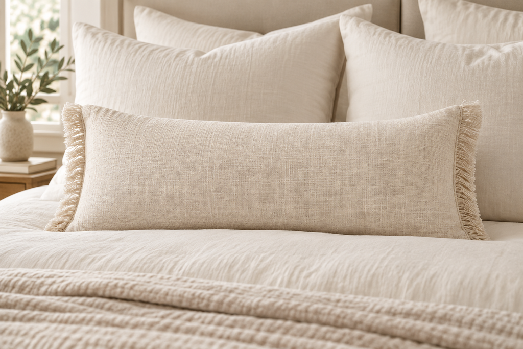 EVERLISSEA™ Dune Fringe Lumbar Pillow