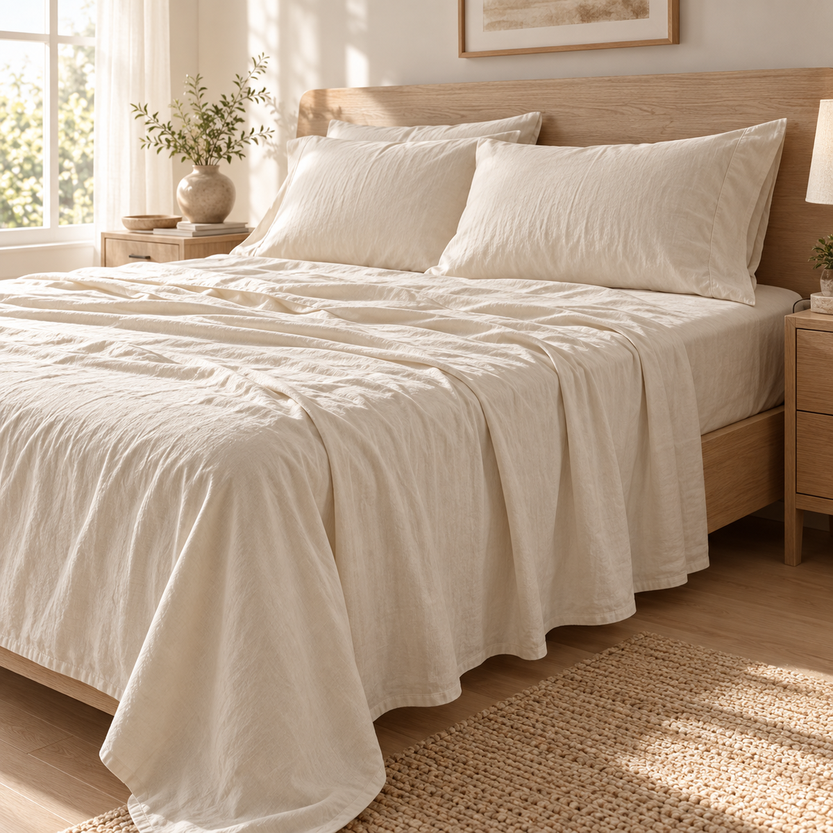 EVERLISSEA™ Solmere Washed Cotton Sheet Set