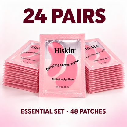 HISKIN Pink Peptide Under-Eye Patches – Hydrate, Plump & Smooth