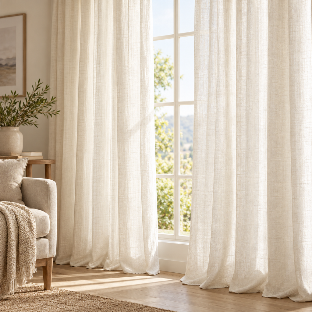EVERLISSEA™ Mistlight Linen-Look Curtains