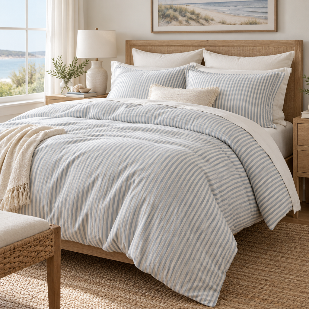 EVERLISSEA™ Harbor Stripe Duvet Set