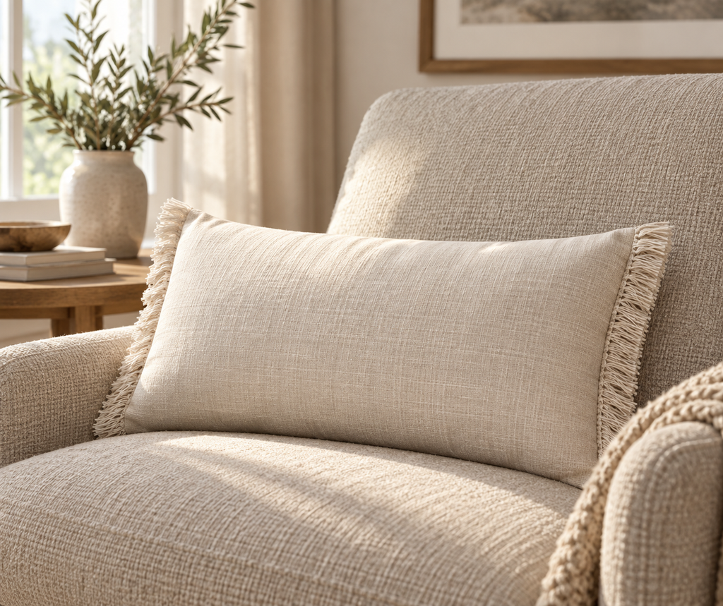 EVERLISSEA™ Dune Fringe Lumbar Pillow