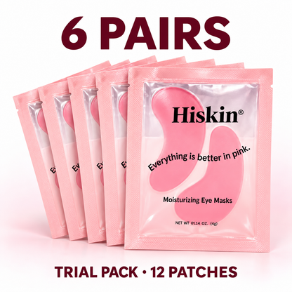 HISKIN Pink Peptide Under-Eye Patches – Hydrate, Plump & Smooth