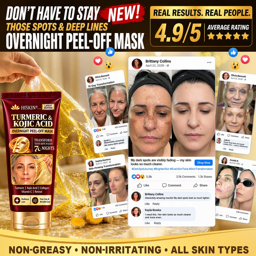 𝑶𝒇𝒇𝒊𝒄𝒊𝒂𝒍 𝑺𝒕𝒐𝒓𝒆 | 𝐍𝐞𝐰! ✨ 𝐇𝐢𝐬𝐤𝐢𝐧® 𝐓𝐮𝐫𝐦𝐞𝐫𝐢𝐜 × 𝐊𝐨𝐣𝐢𝐜 𝐀𝐜𝐢𝐝 𝐎𝐯𝐞𝐫𝐧𝐢𝐠𝐡𝐭 𝐏𝐞𝐞𝐥-𝐎𝐟𝐟 𝐌𝐚𝐬𝐤 — 𝐅𝐚𝐝𝐞 𝐒𝐭𝐮𝐛𝐛𝐨𝐫𝐧 𝐃𝐚𝐫𝐤 𝐒𝐩𝐨𝐭𝐬 & 𝐒𝐦𝐨𝐨𝐭𝐡 𝐕𝐢𝐬𝐢𝐛𝐥𝐞 𝐖𝐫𝐢𝐧𝐤𝐥𝐞𝐬 𝐖𝐡𝐢𝐥𝐞 𝐘𝐨𝐮 𝐒𝐥𝐞𝐞𝐩 🌙✨ 𝐓𝐮𝐫𝐦𝐞𝐫𝐢𝐜 × 𝐊𝐨𝐣𝐢𝐜 𝐀𝐜𝐢𝐝 × 𝐏𝐞𝐩𝐭𝐢𝐝𝐞𝐬 ✅ 𝐎𝐧𝐞 𝐒𝐭𝐞𝐩 𝐚 𝐍𝐢𝐠𝐡𝐭 · 𝐕𝐢𝐬𝐢𝐛𝐥𝐞 𝐂𝐡𝐚𝐧𝐠𝐞𝐬 𝐢𝐧 𝟕 𝐍𝐢𝐠𝐡𝐭𝐬 💯